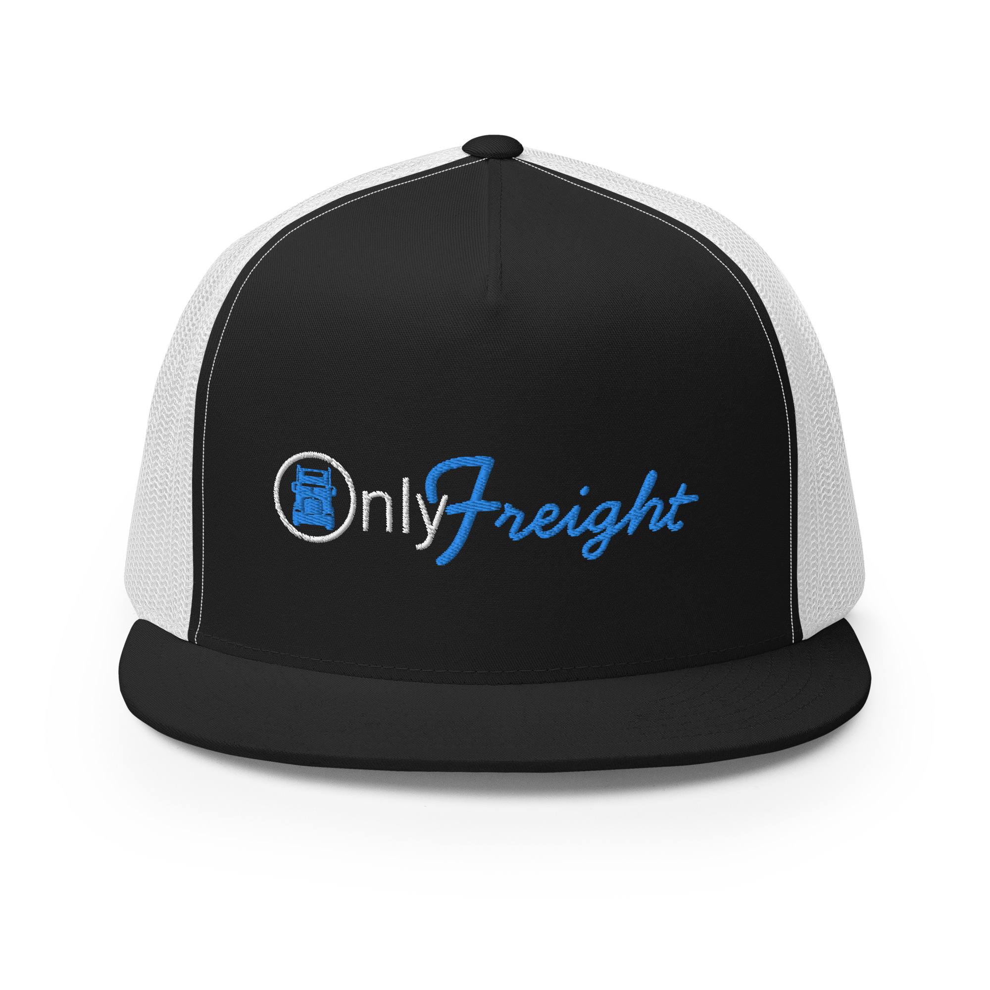 Only Freight Hat - Black on White